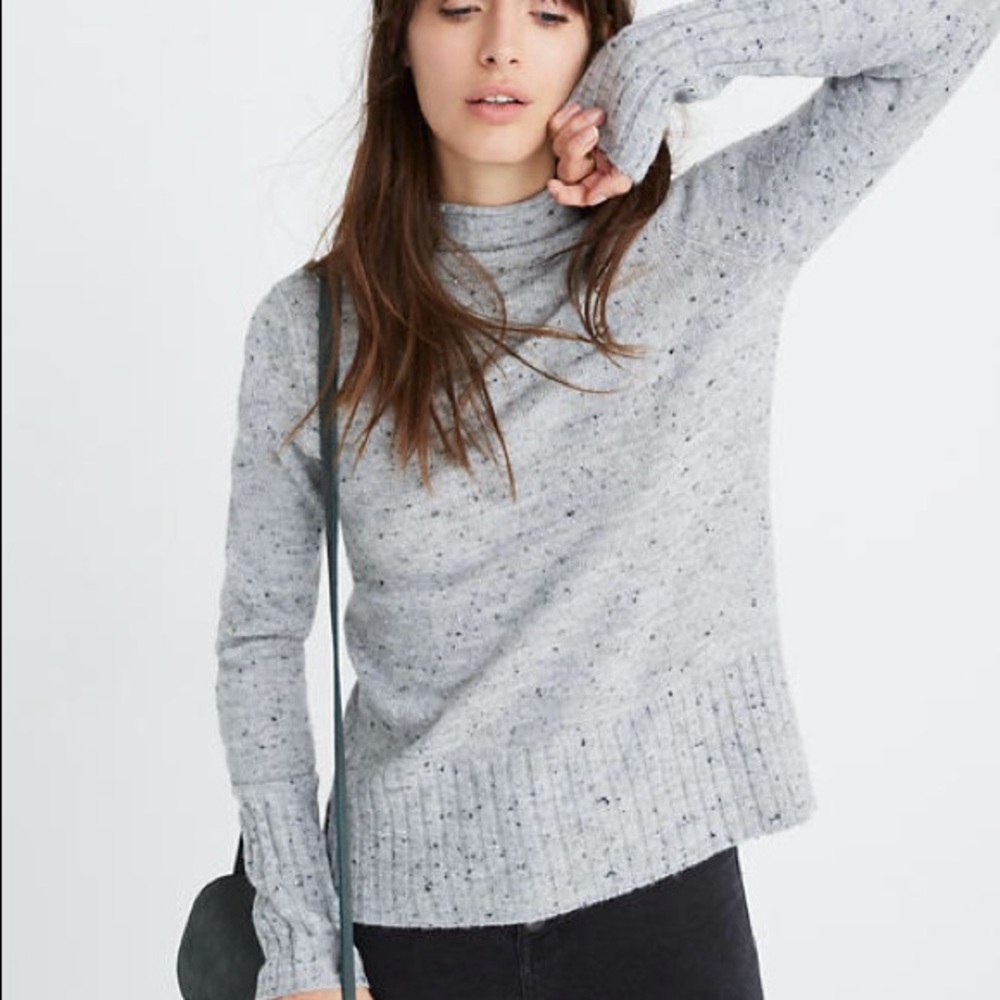 Madewell Donegal Inland Sweater in Coziest Yarn